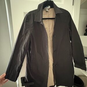 Old Navy Black Trench Coat